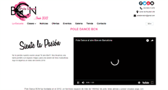 Desktop Screenshot of poledancebcn.com