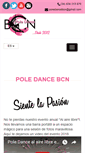 Mobile Screenshot of poledancebcn.com